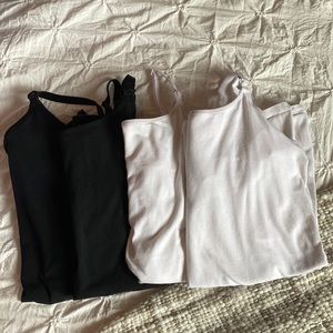 Four nursing tank tops